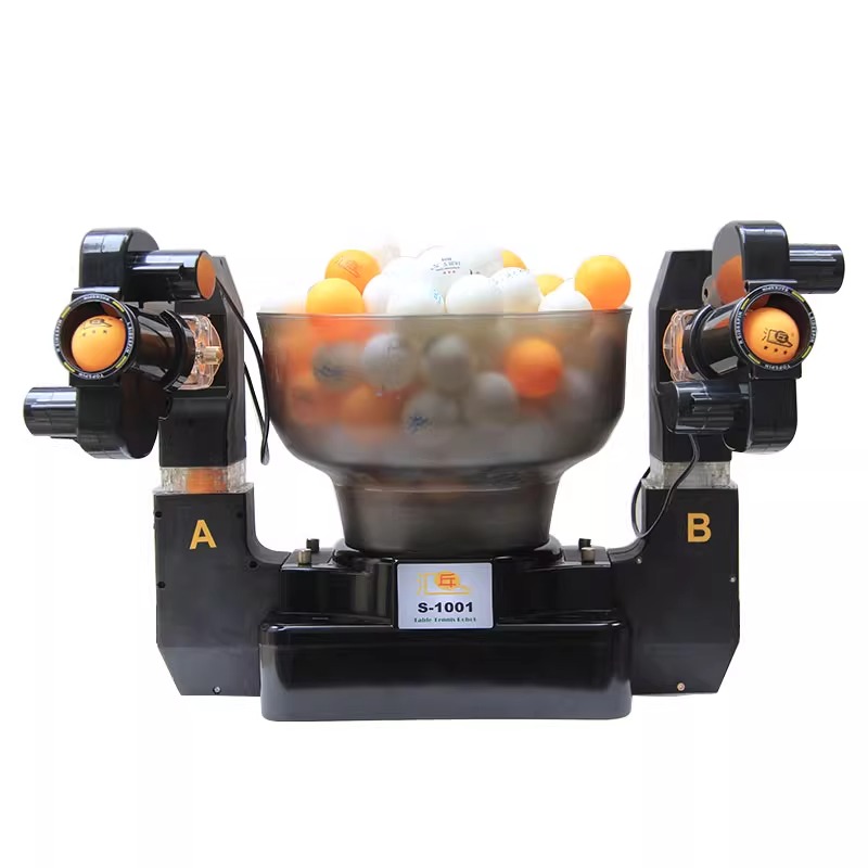 Table Tennis Gun - S1001 Server automatico multi-rotazione multi-goccia a