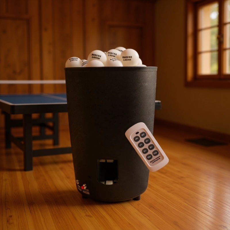 Table Tennis Gun - Macchina Portatile per Palline da Ping