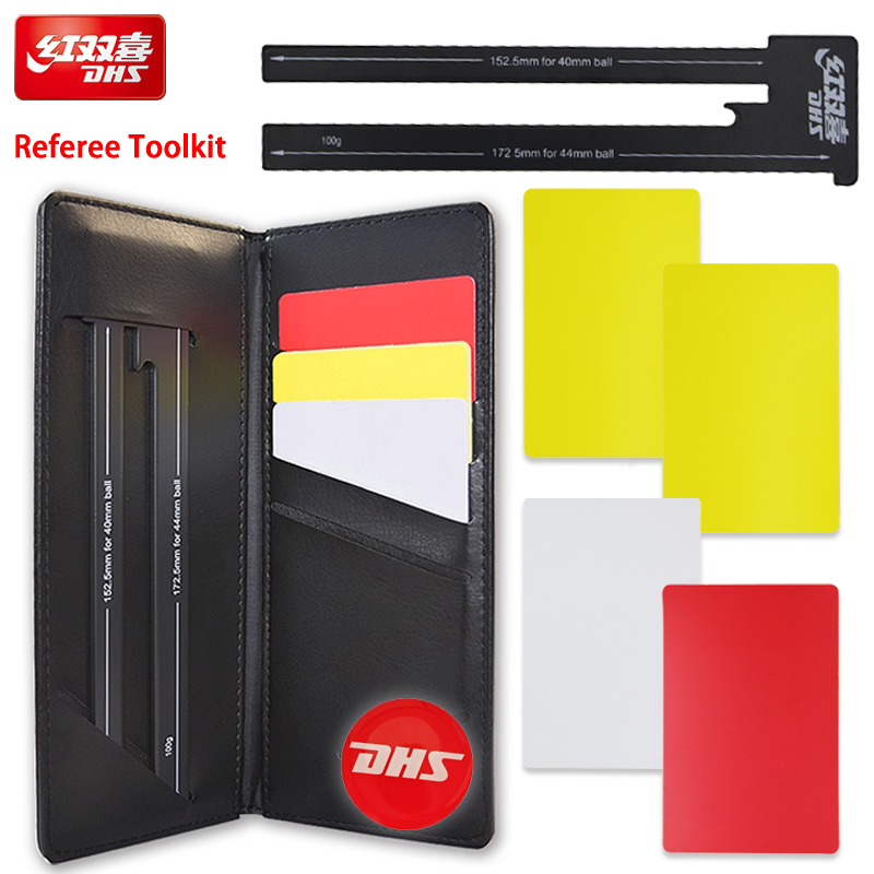 Table Tennis Yellow Card - Kit da arbitro DHS per partite