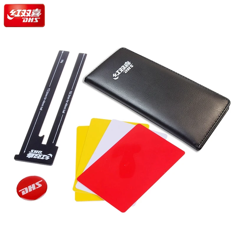 Table Tennis Yellow Card - Set di strumenti ufficiali originali per