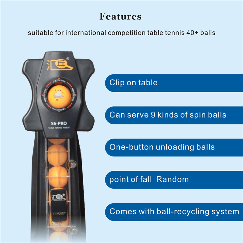 HUIPANG S6-PRO Robot da ping p - Table Tennis Gun recensione e prezzo