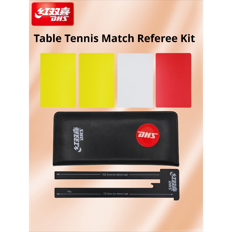 DHS Borsa per arbitro da compe - Table Tennis Yellow Card recensione e prezzo